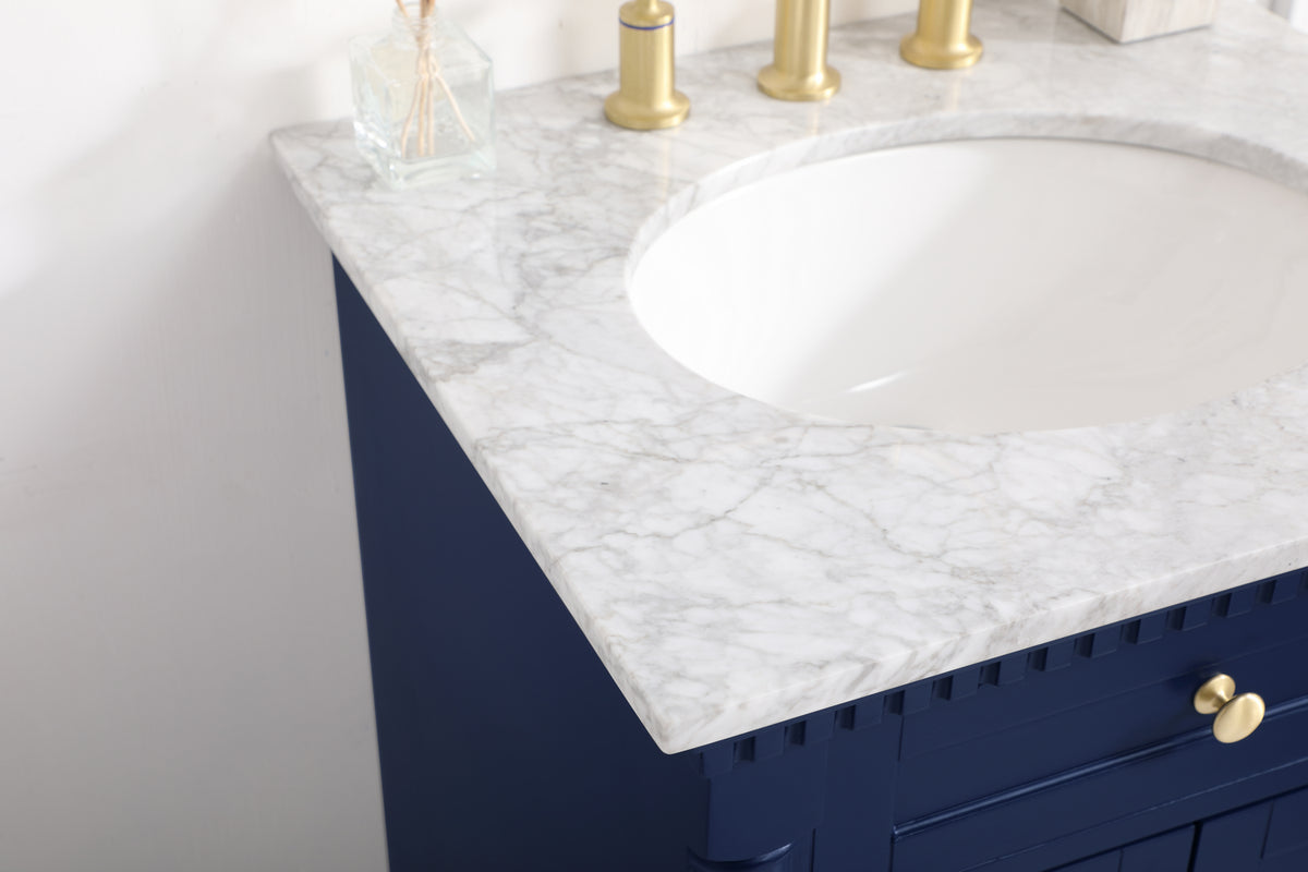 Elegant Lighting - VF53024BL - Bathroom Vanity Set - Clarence - Blue