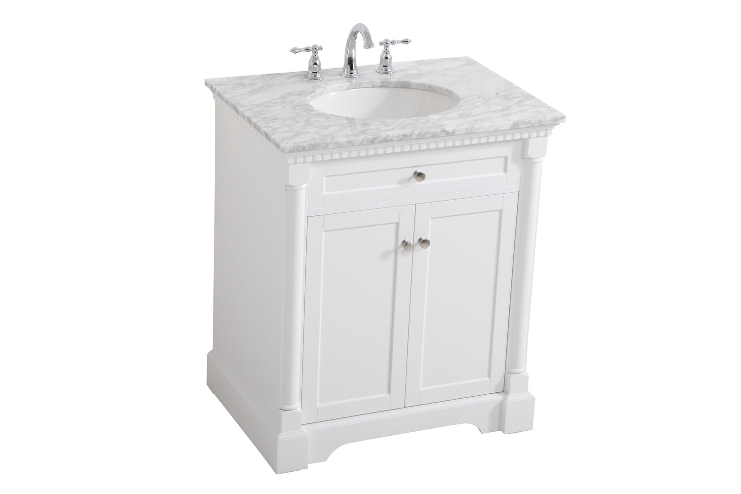 Elegant Lighting - VF53030WH - Bathroom Vanity Set - Clarence - White