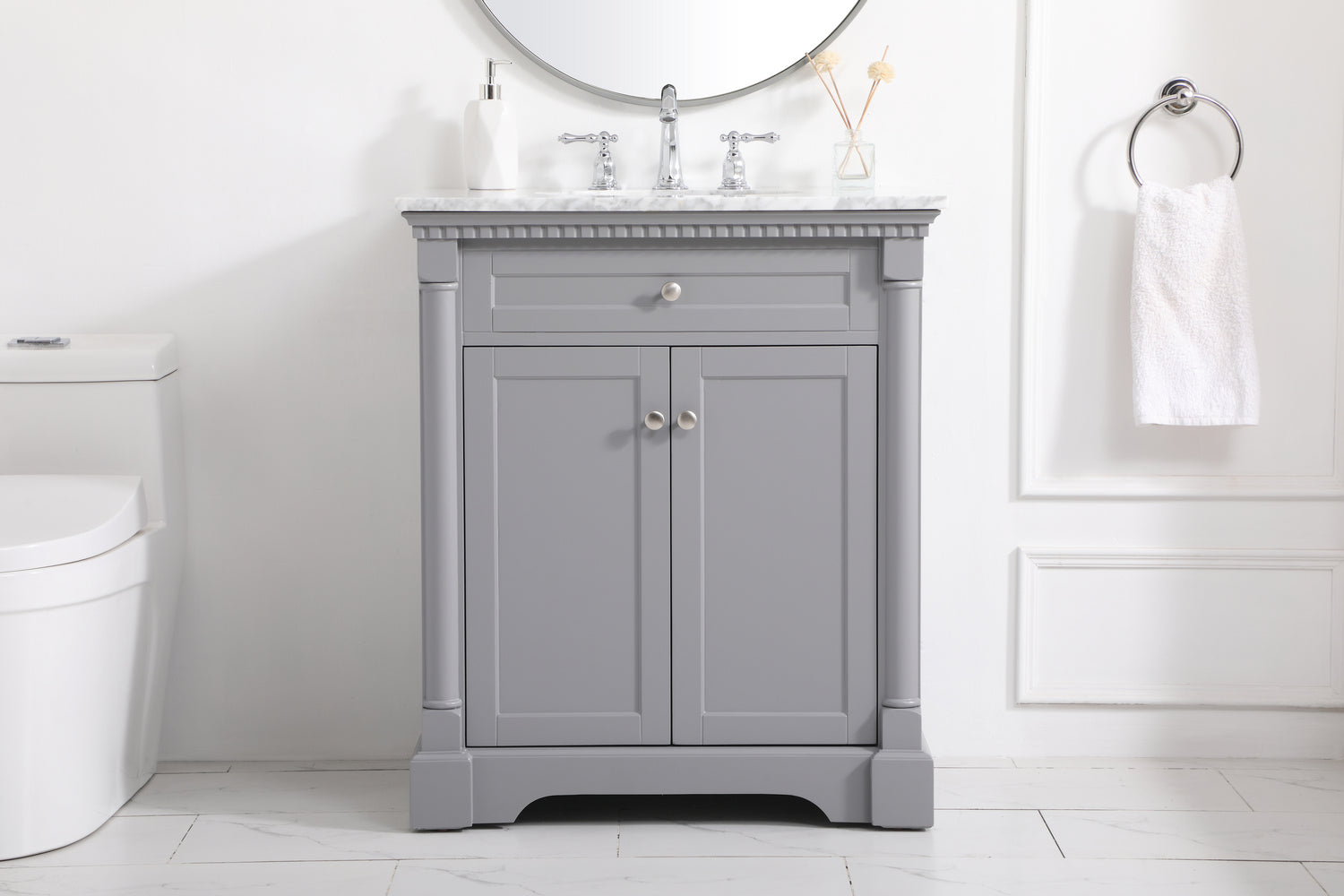 Elegant Lighting - VF53030GR - Bathroom Vanity Set - Clarence - Grey