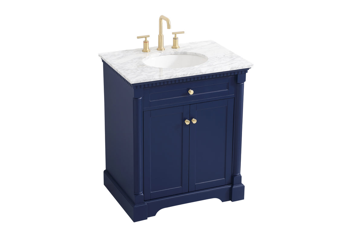 Elegant Lighting - VF53030BL - Bathroom Vanity Set - Clarence - Blue