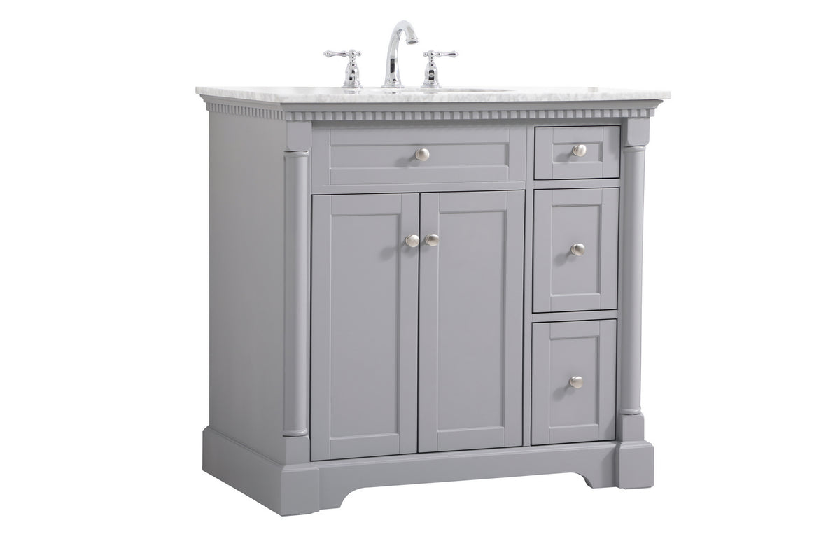 Elegant Lighting - VF53036GR - Bathroom Vanity Set - Clarence - Grey