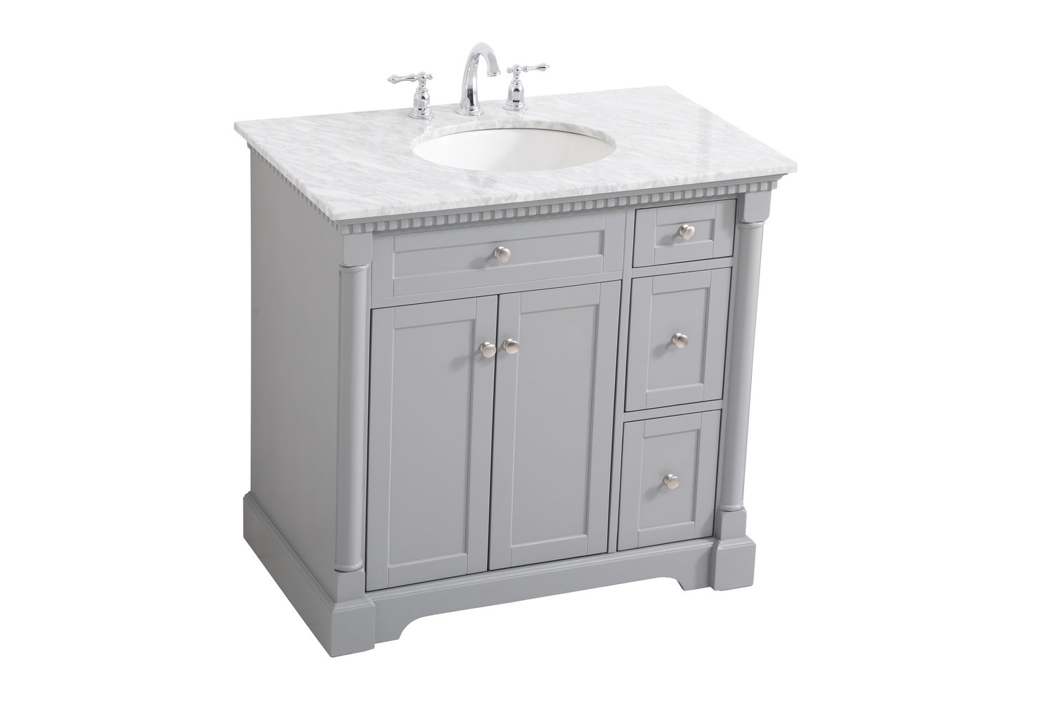 Elegant Lighting - VF53036GR - Bathroom Vanity Set - Clarence - Grey