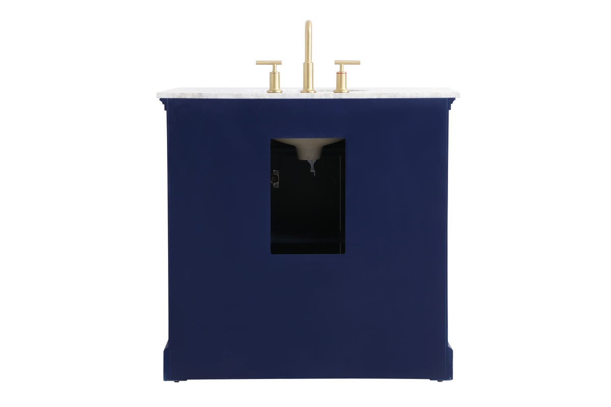 Elegant Lighting - VF53036BL - Bathroom Vanity Set - Clarence - Blue