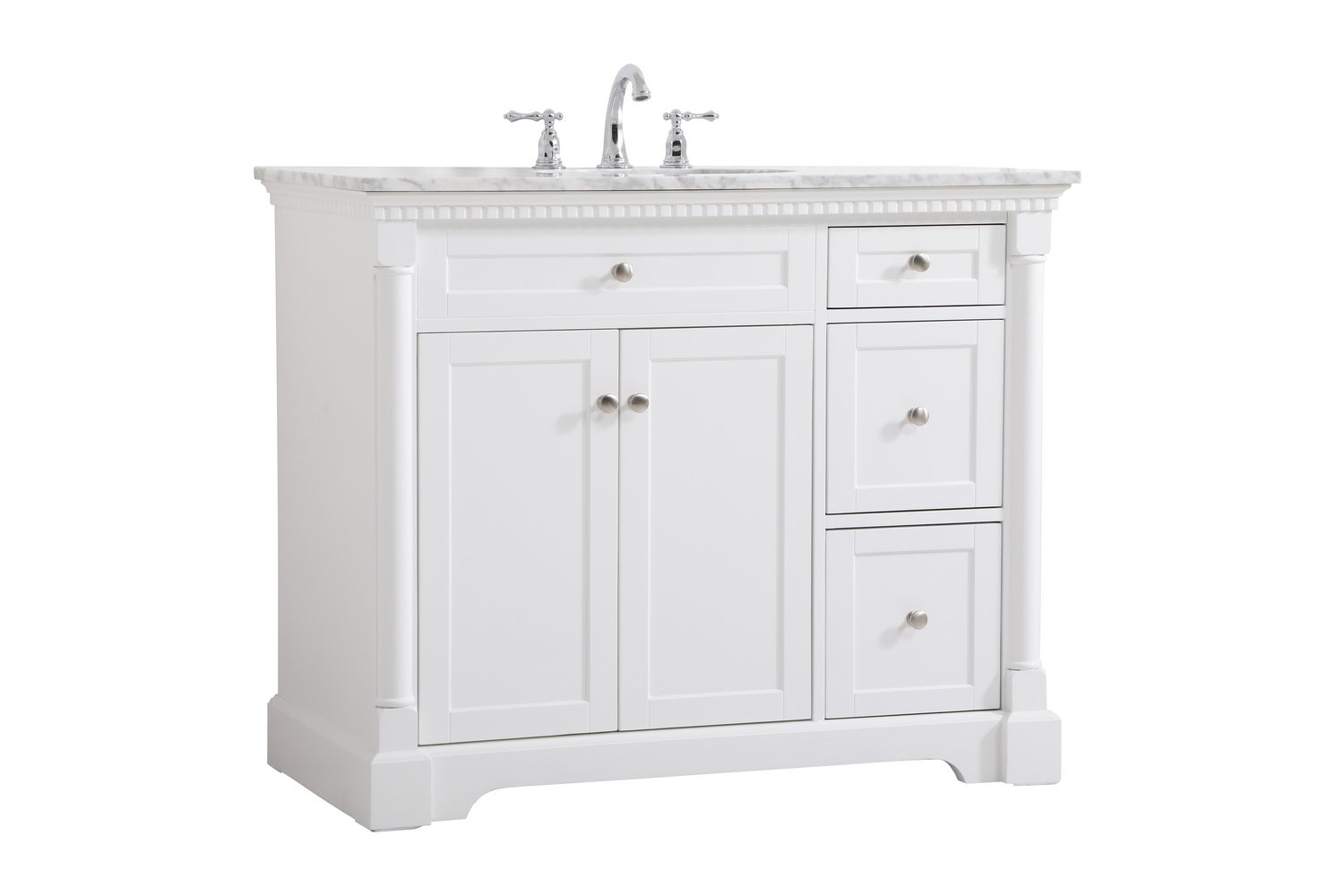 Elegant Lighting - VF53042WH - Bathroom Vanity Set - Clarence - White