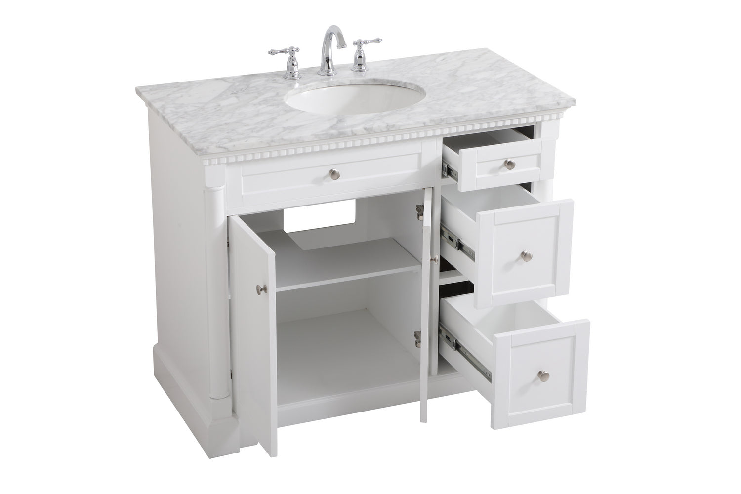 Elegant Lighting - VF53042WH - Bathroom Vanity Set - Clarence - White