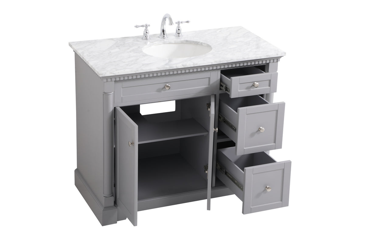 Elegant Lighting - VF53042GR - Bathroom Vanity Set - Clarence - Grey