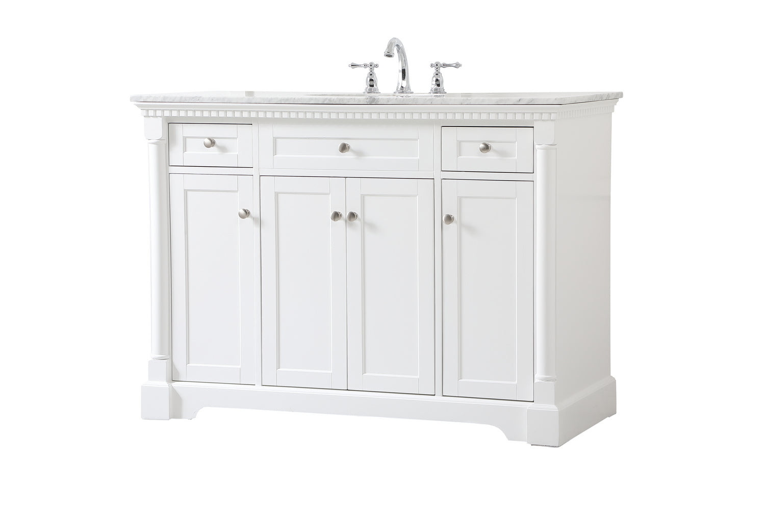 Elegant Lighting - VF53048WH - Bathroom Vanity Set - Clarence - White