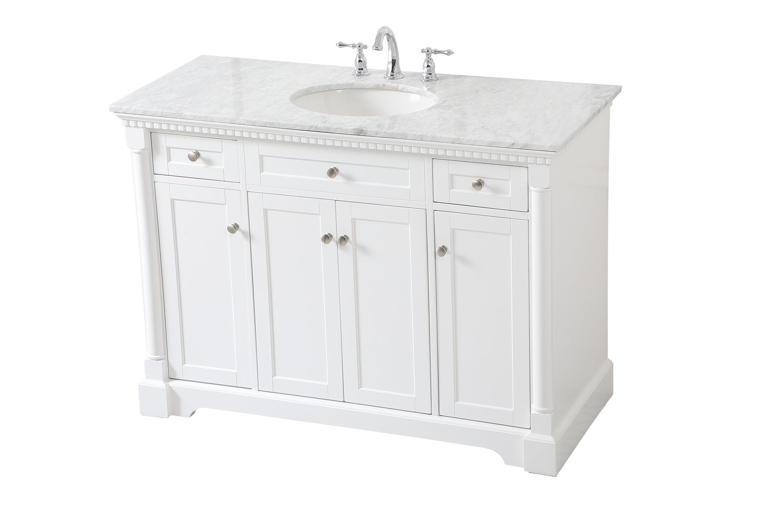 Elegant Lighting - VF53048WH - Bathroom Vanity Set - Clarence - White