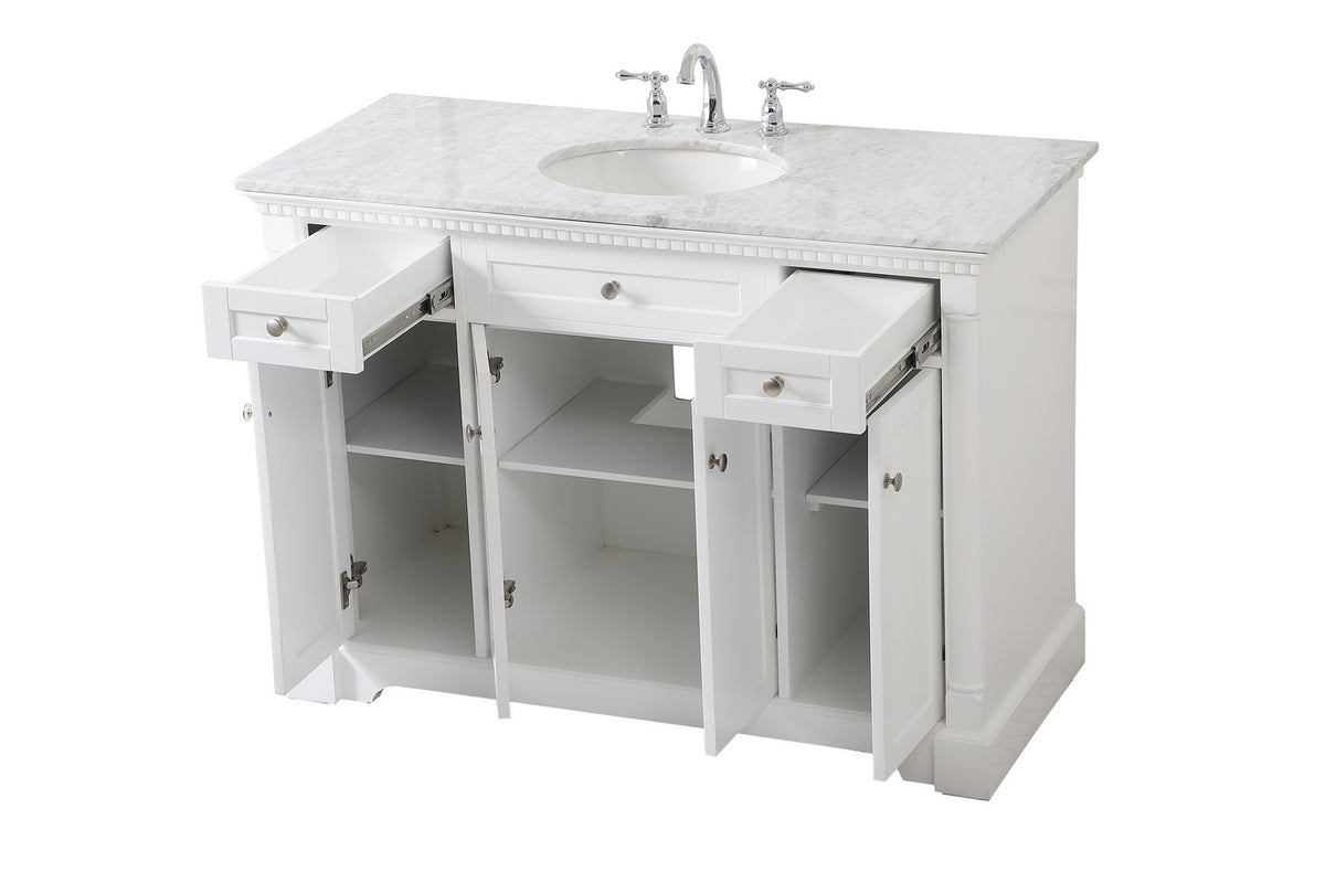 Elegant Lighting - VF53048WH - Bathroom Vanity Set - Clarence - White