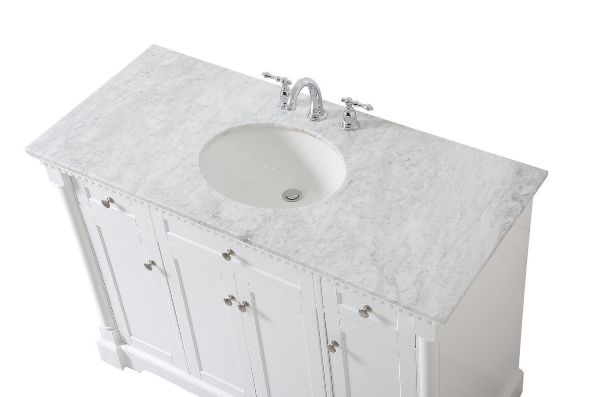 Elegant Lighting - VF53048WH - Bathroom Vanity Set - Clarence - White