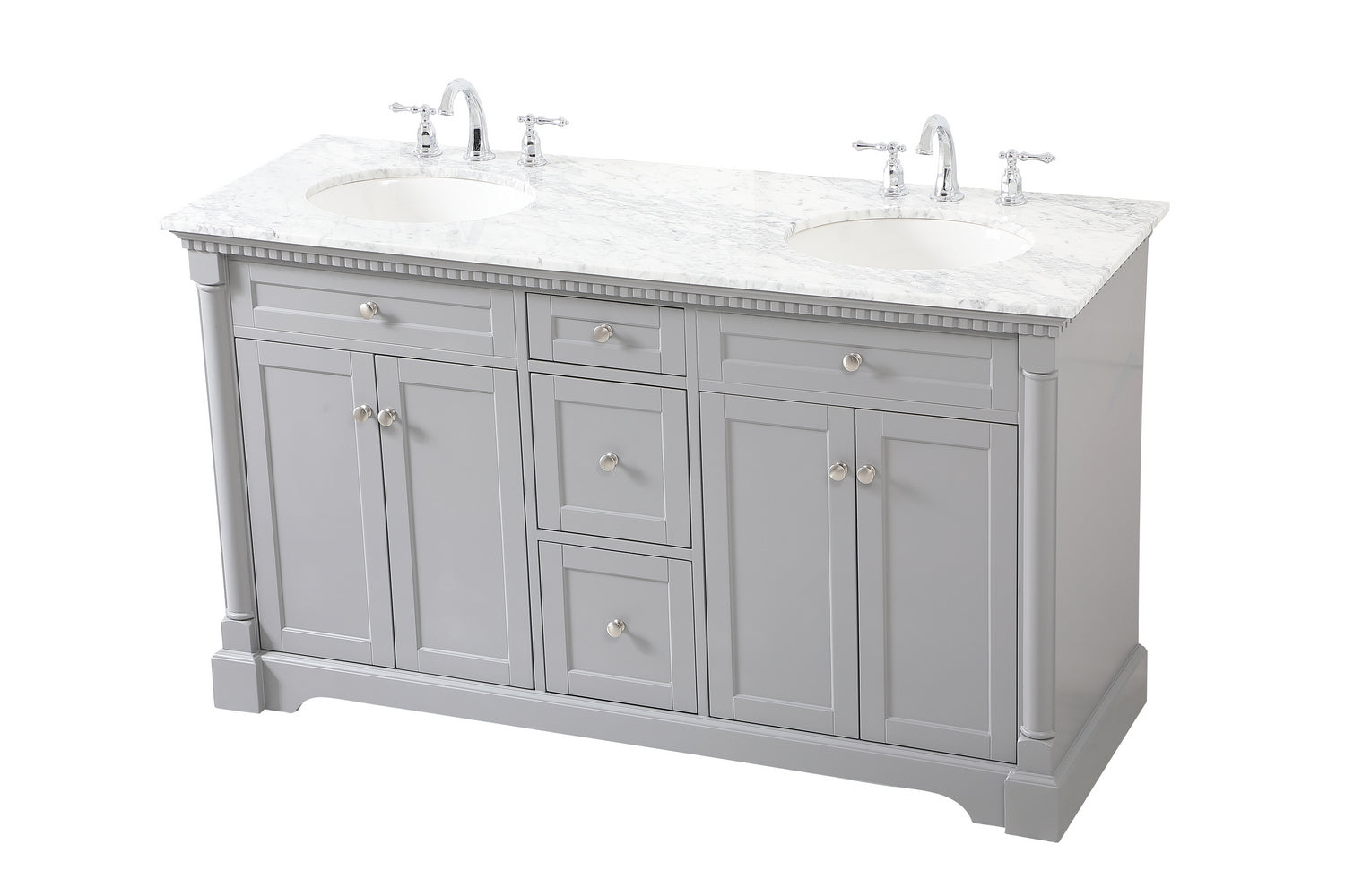 Elegant Lighting - VF53060DGR - Bathroom Vanity Set - Clarence - Grey