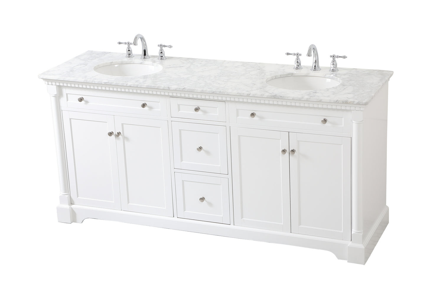 Elegant Lighting - VF53072DWH - Bathroom Vanity Set - Clarence - White