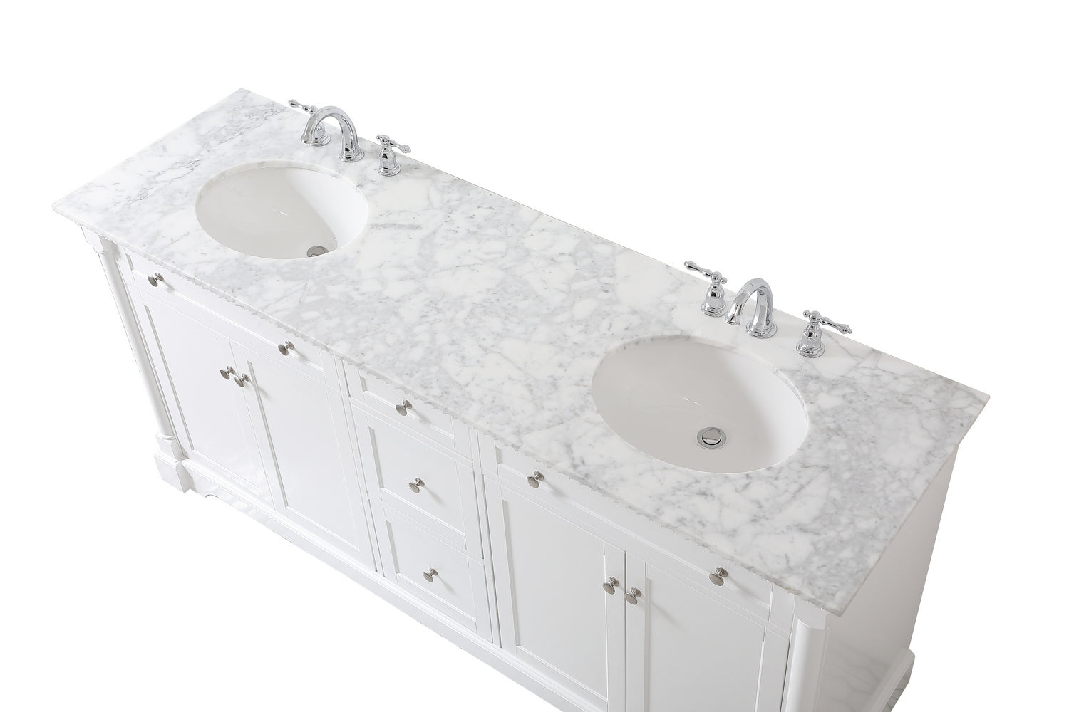 Elegant Lighting - VF53072DWH - Bathroom Vanity Set - Clarence - White