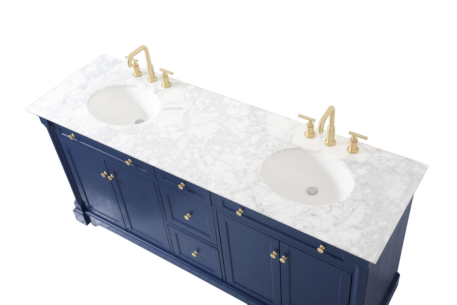 Elegant Lighting - VF53072DBL - Bathroom Vanity Set - Clarence - Blue