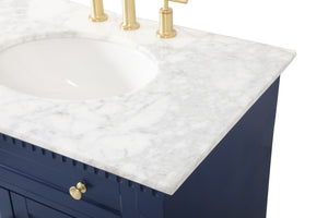 Elegant Lighting - VF53072DBL - Bathroom Vanity Set - Clarence - Blue