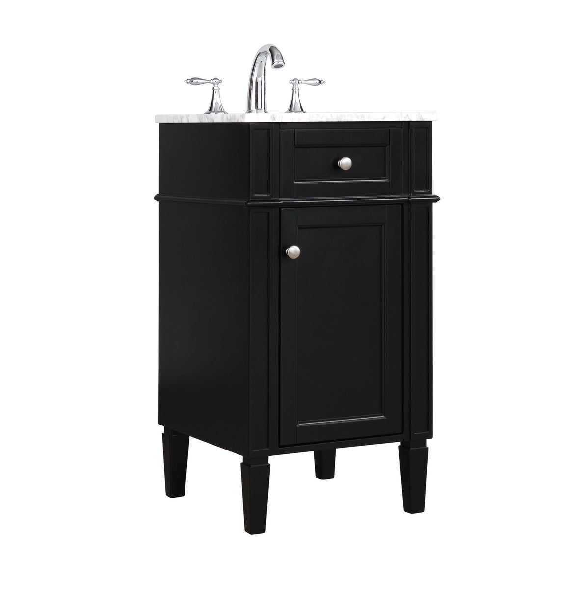 Elegant Lighting - VF12518BK - Bathroom Vanity Set - Park Avenue - Black