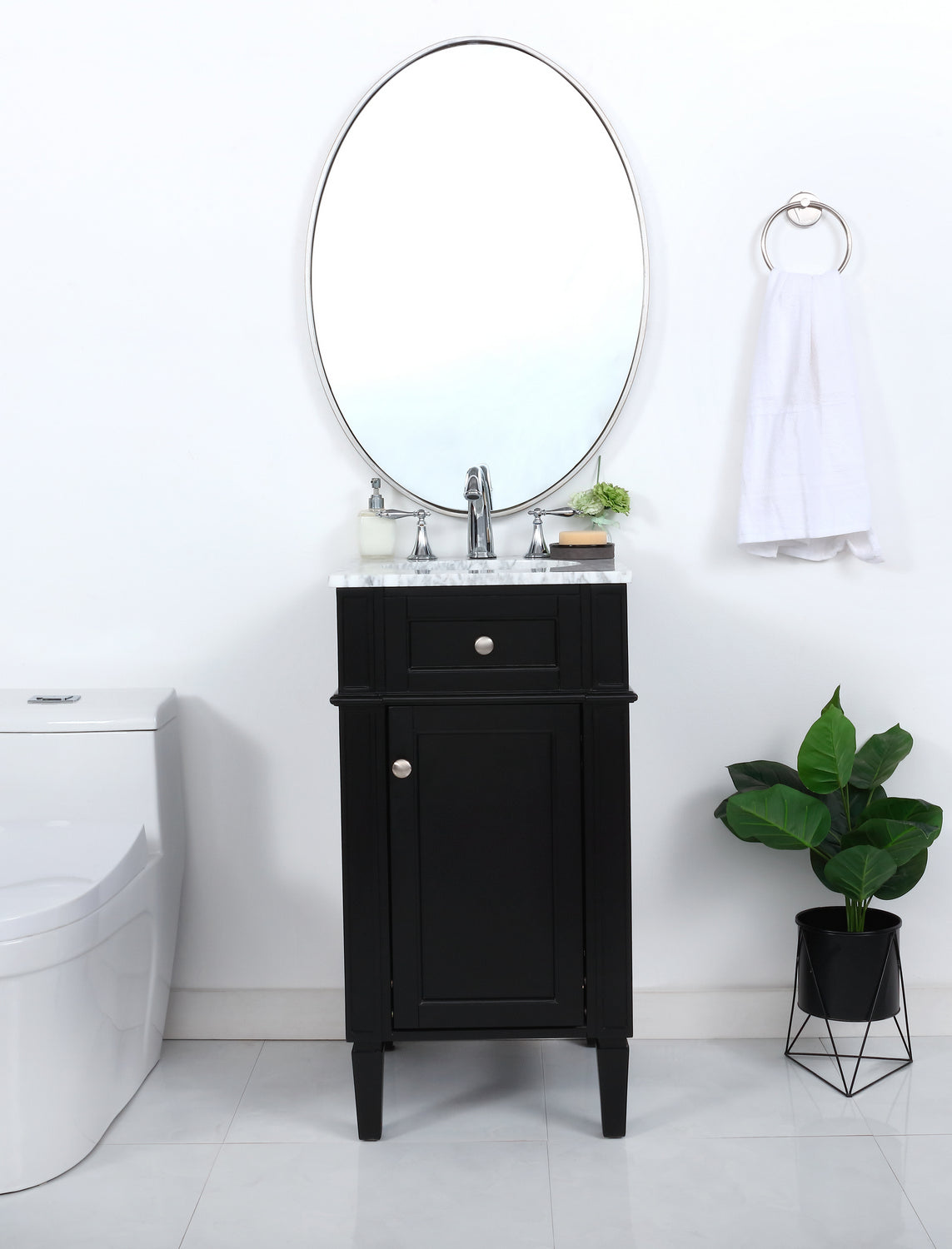 Elegant Lighting - VF12518BK - Bathroom Vanity Set - Park Avenue - Black