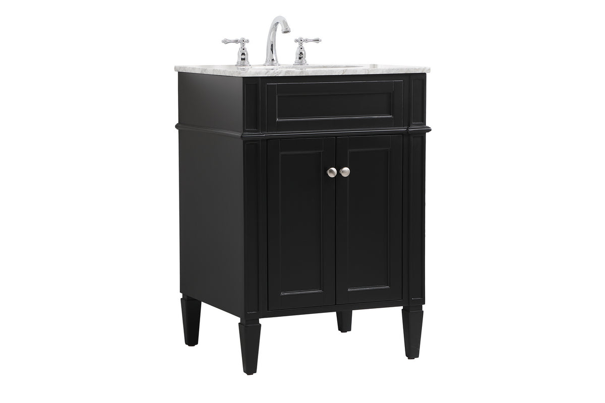 Elegant Lighting - VF12524BK - Bathroom Vanity Set - Park Avenue - Black