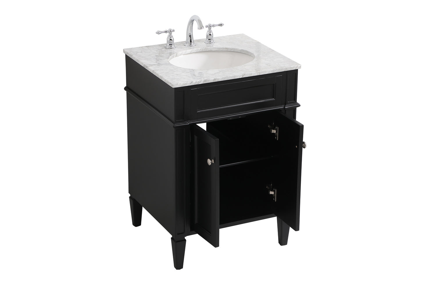 Elegant Lighting - VF12524BK - Bathroom Vanity Set - Park Avenue - Black