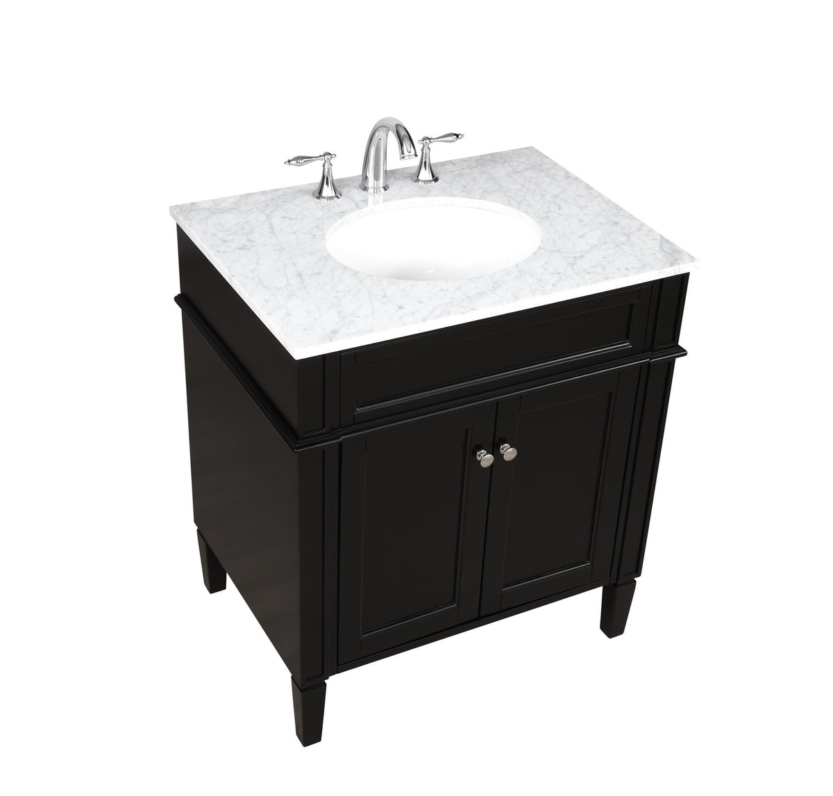 Elegant Lighting - VF12530BK - Bathroom Vanity Set - Park Avenue - Black