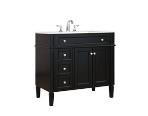 Elegant Lighting - VF12536BK - Bathroom Vanity Set - Park Avenue - Black