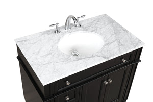 Elegant Lighting - VF12536BK - Bathroom Vanity Set - Park Avenue - Black