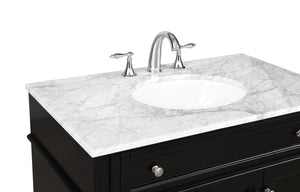 Elegant Lighting - VF12536BK - Bathroom Vanity Set - Park Avenue - Black