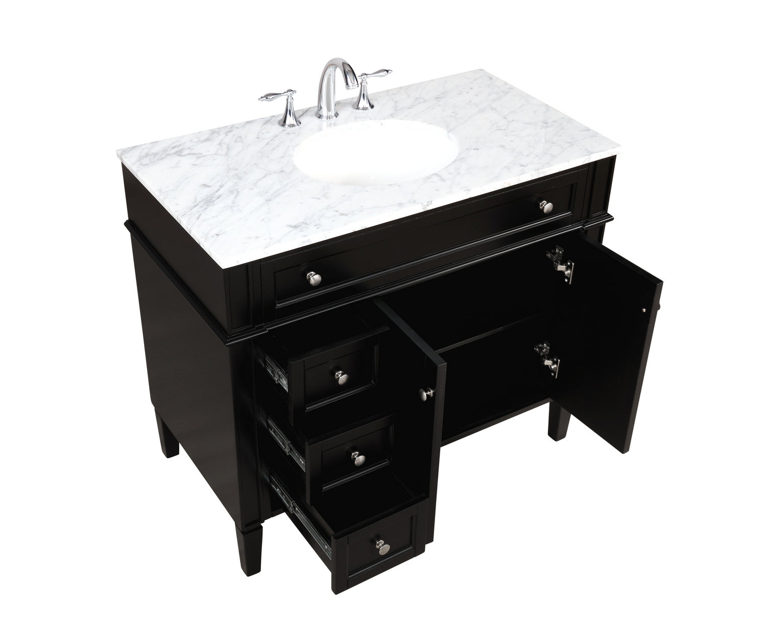 Elegant Lighting - VF12540BK - Bathroom Vanity Set - Park Avenue - Black