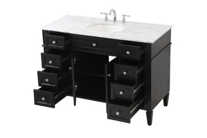 Elegant Lighting - VF12548BK - Bathroom Vanity Set - Park Avenue - Black