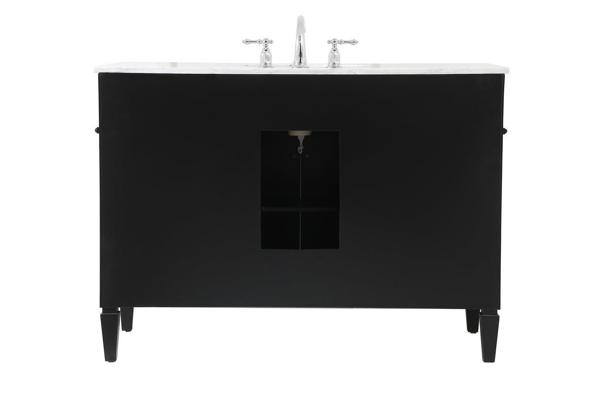 Elegant Lighting - VF12548BK - Bathroom Vanity Set - Park Avenue - Black