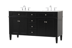 Elegant Lighting - VF12560DBK - Bathroom Vanity Set - Park Avenue - Black