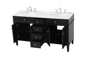 Elegant Lighting - VF12560DBK - Bathroom Vanity Set - Park Avenue - Black