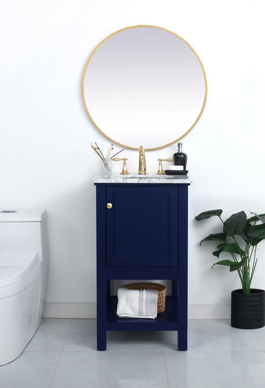 Elegant Lighting - VF27019BL - Bathroom Vanity Set - Metropolis - Blue