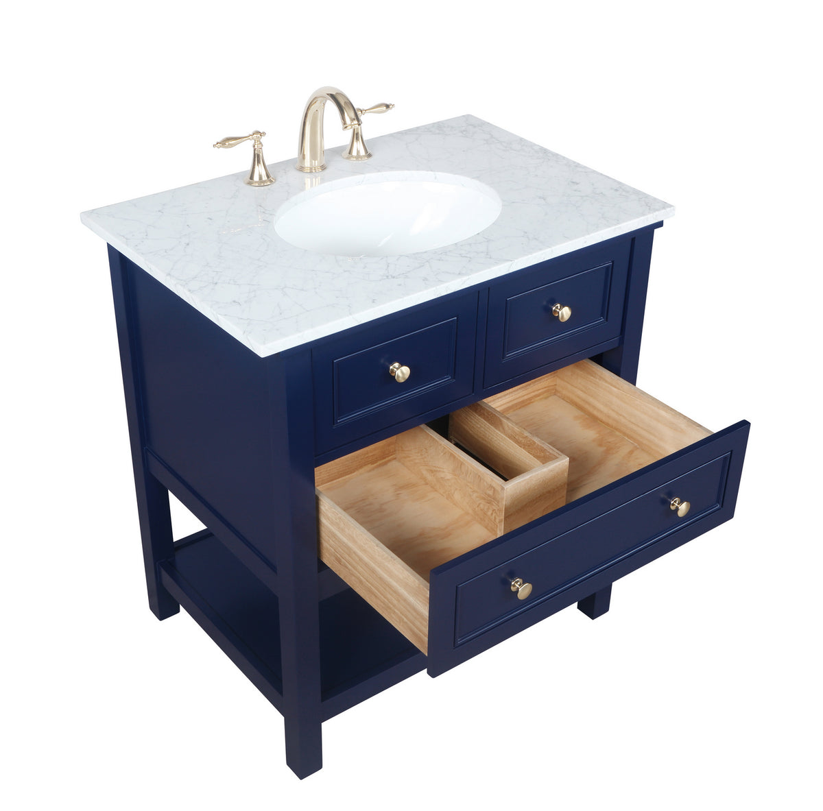 Elegant Lighting - VF27030BL - Bathroom Vanity Set - Metropolis - Blue