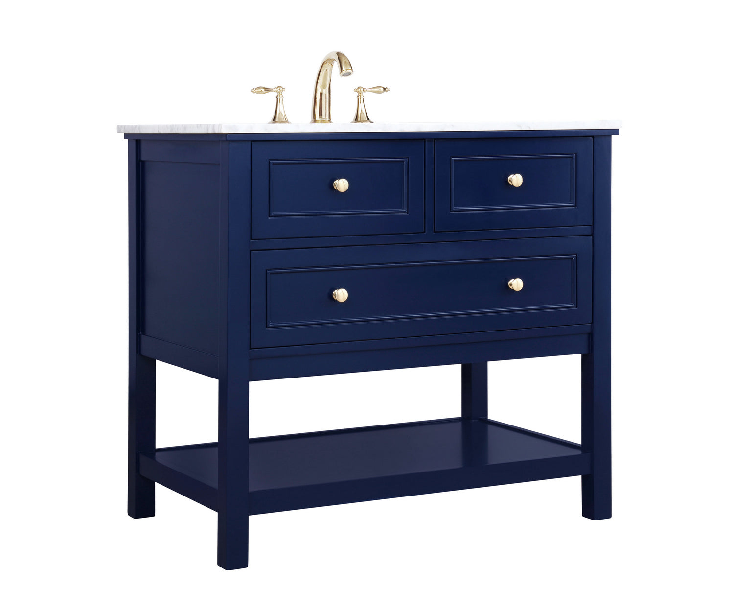 Elegant Lighting - VF27036BL - Bathroom Vanity Set - Metropolis - Blue