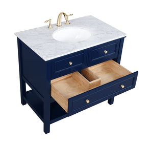 Elegant Lighting - VF27036BL - Bathroom Vanity Set - Metropolis - Blue