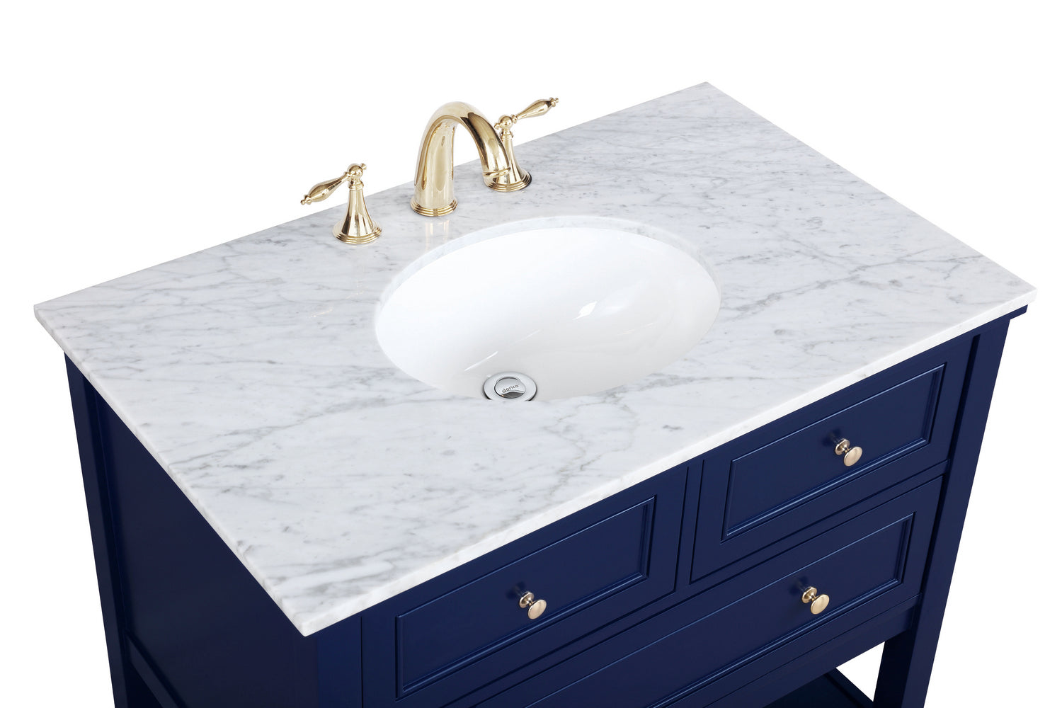 Elegant Lighting - VF27036BL - Bathroom Vanity Set - Metropolis - Blue