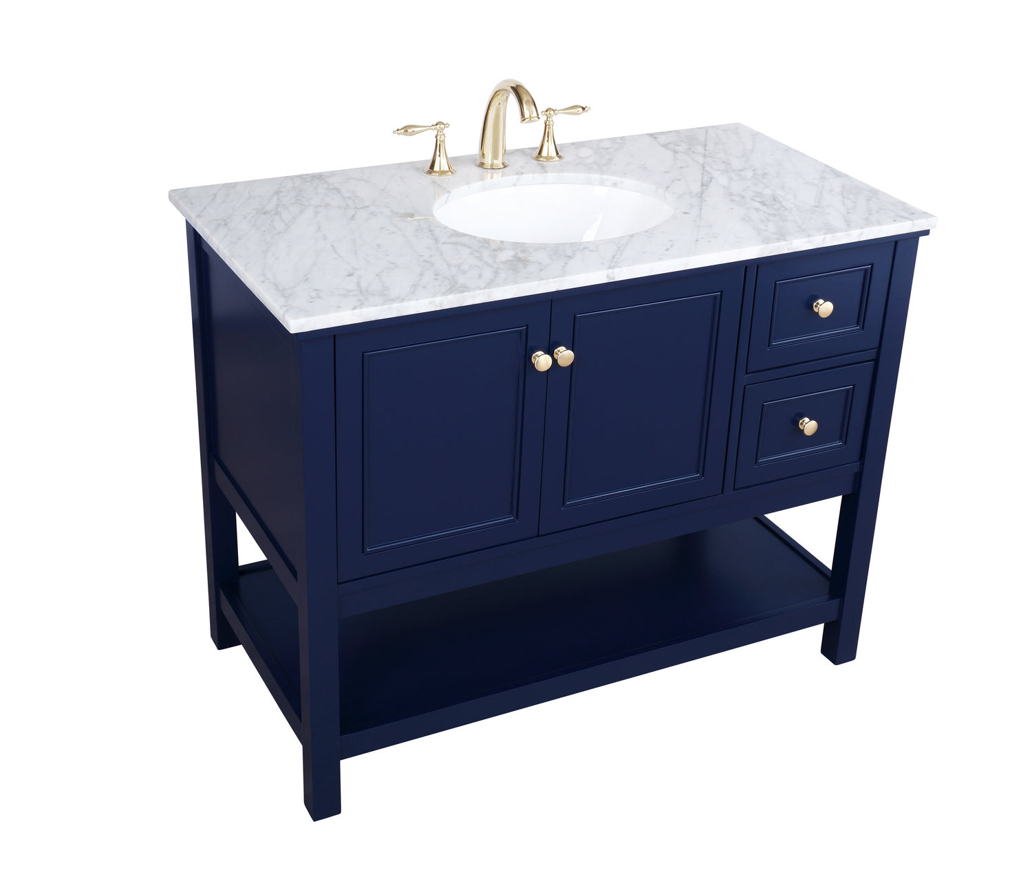 Elegant Lighting - VF27042BL - Bathroom Vanity Set - Metropolis - Blue