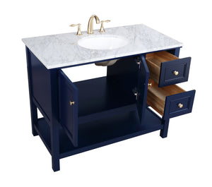 Elegant Lighting - VF27042BL - Bathroom Vanity Set - Metropolis - Blue