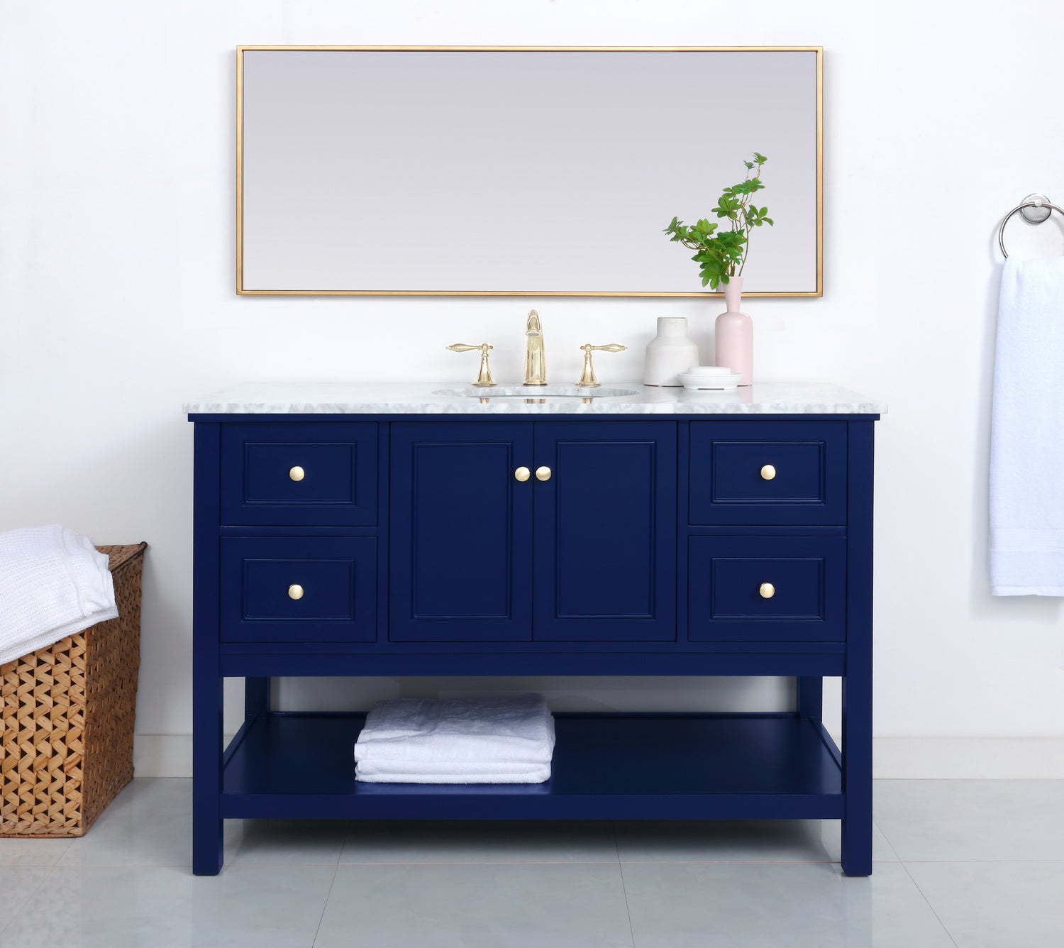 Elegant Lighting - VF27048BL - Bathroom Vanity Set - Metropolis - Blue