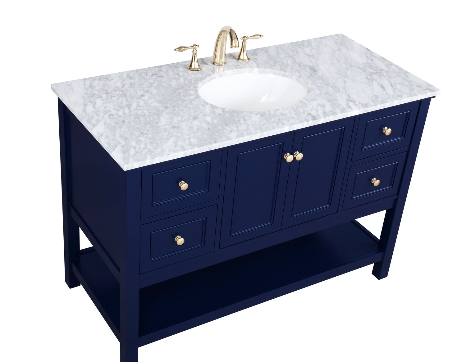 Elegant Lighting - VF27048BL - Bathroom Vanity Set - Metropolis - Blue