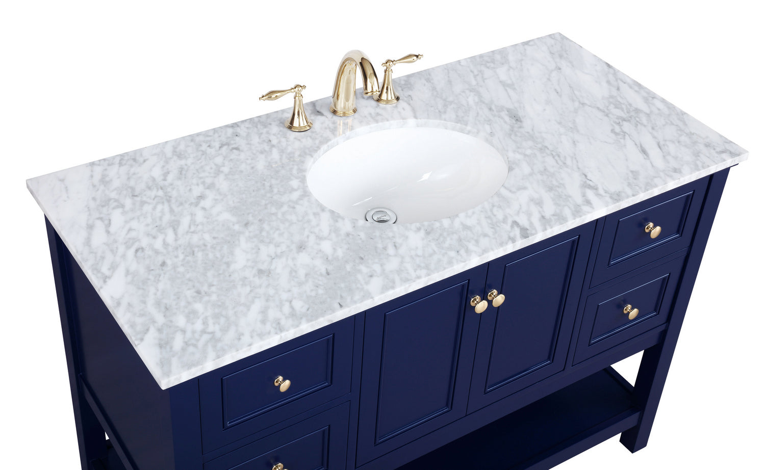 Elegant Lighting - VF27048BL - Bathroom Vanity Set - Metropolis - Blue