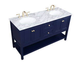 Elegant Lighting - VF27060DBL - Bathroom Vanity Set - Metropolis - Blue