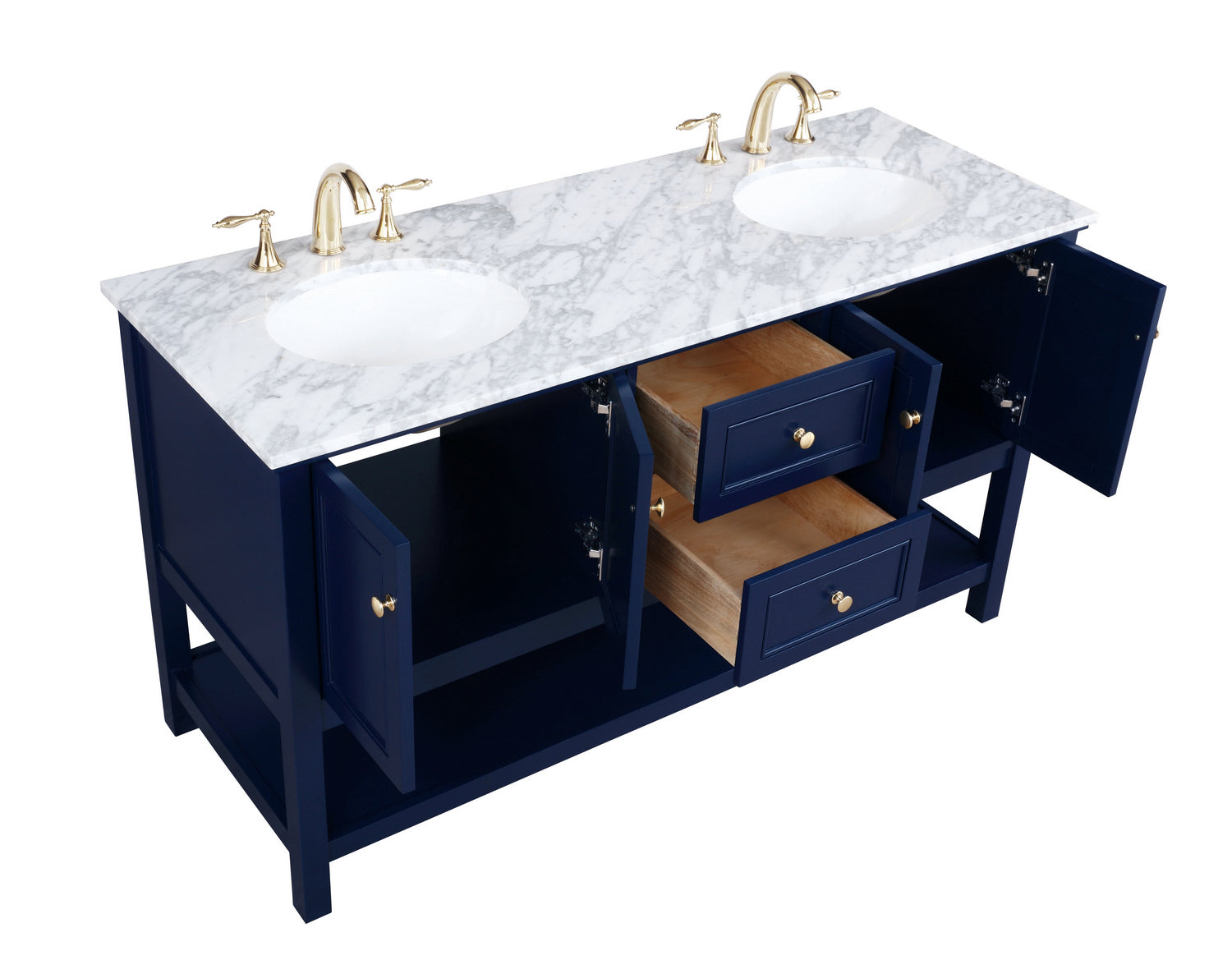 Elegant Lighting - VF27060DBL - Bathroom Vanity Set - Metropolis - Blue