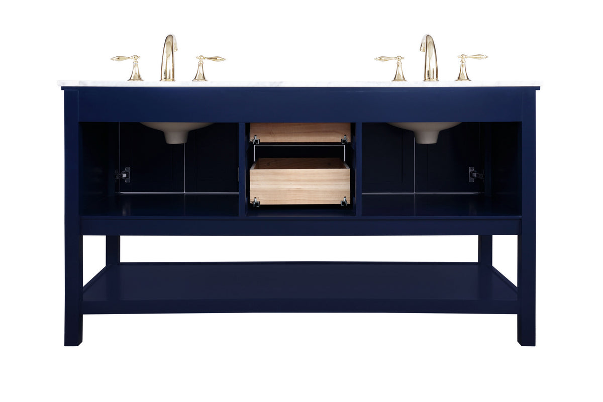 Elegant Lighting - VF27060DBL - Bathroom Vanity Set - Metropolis - Blue