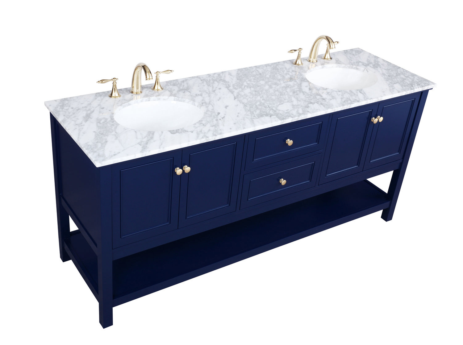 Elegant Lighting - VF27072DBL - Bathroom Vanity Set - Metropolis - Blue