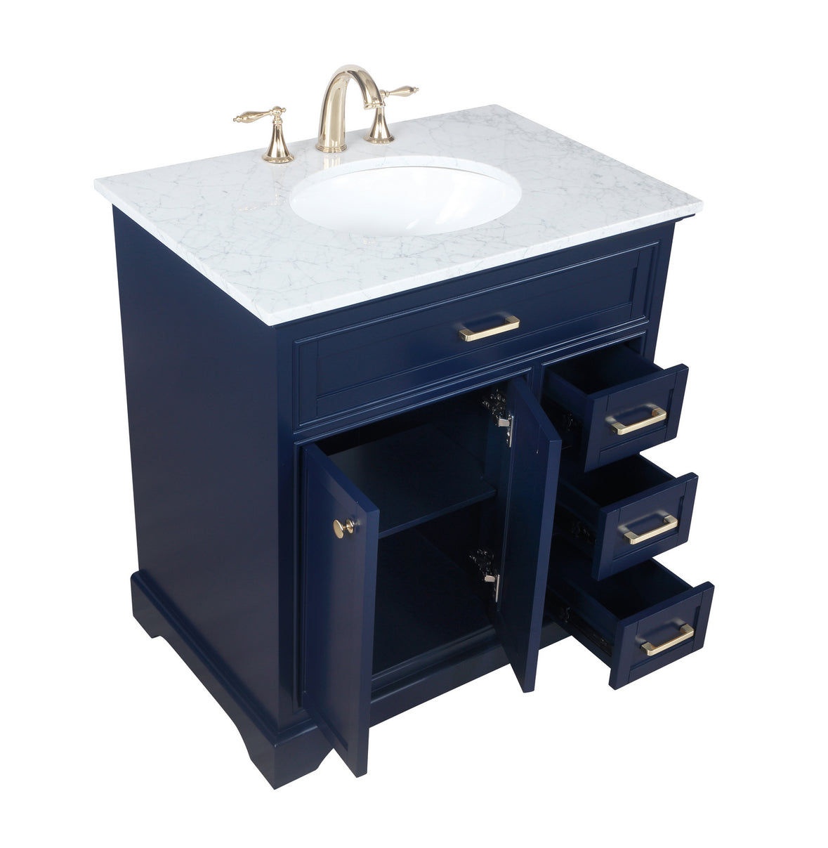 Elegant Lighting - VF15032BL - Bathroom Vanity Set - Americana - Blue