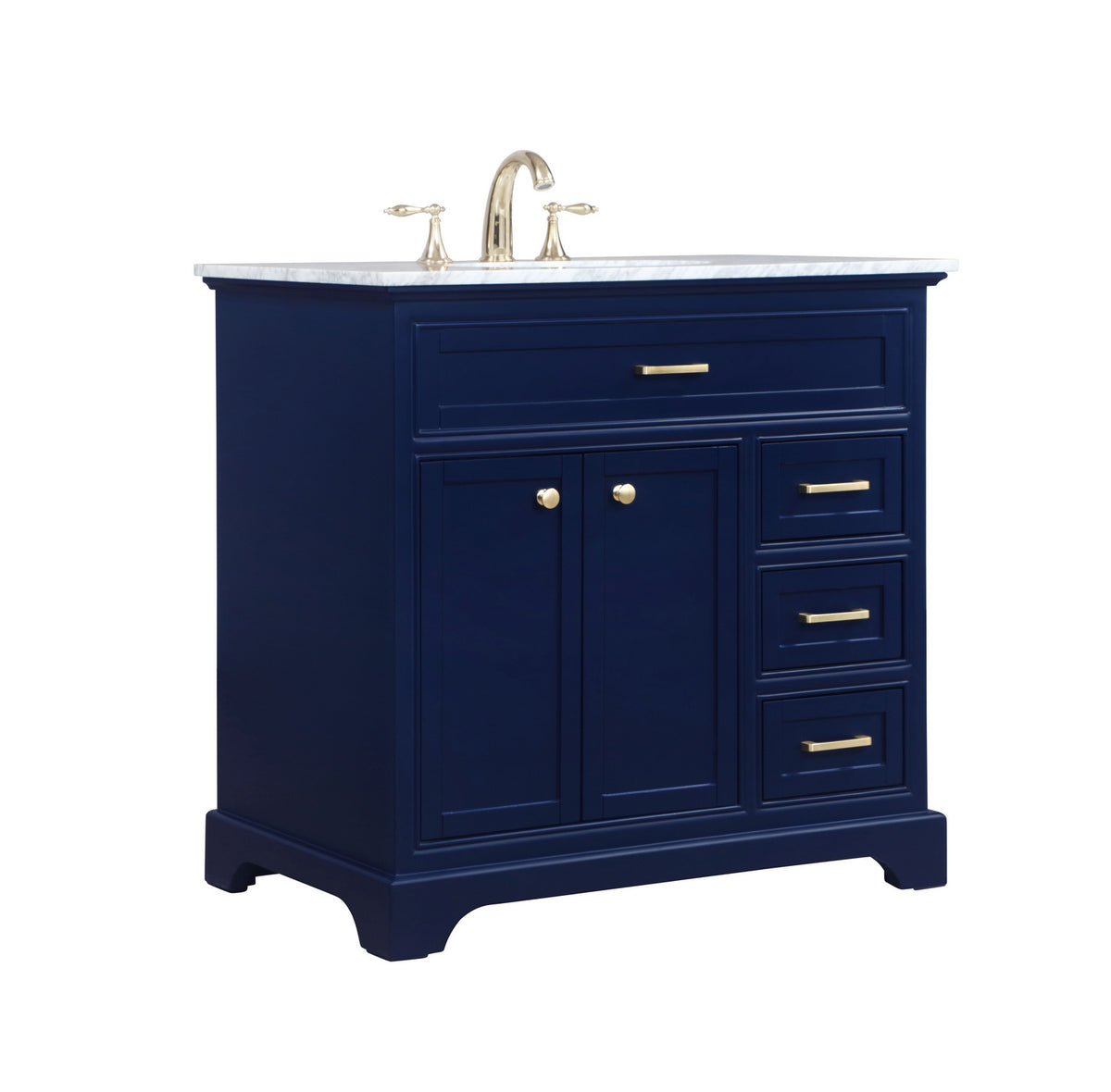 Elegant Lighting - VF15036BL - Bathroom Vanity Set - Americana - Blue