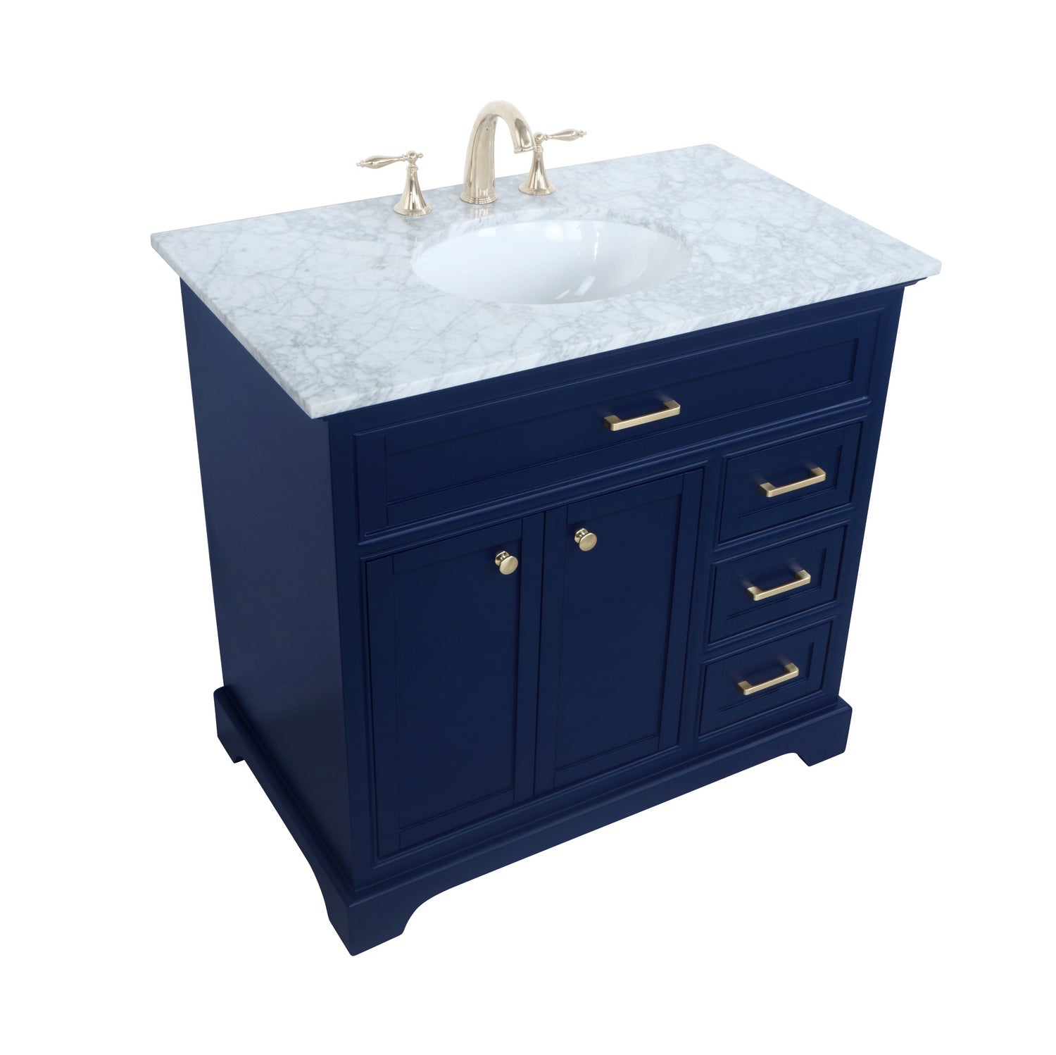 Elegant Lighting - VF15036BL - Bathroom Vanity Set - Americana - Blue