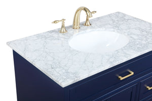 Elegant Lighting - VF15036BL - Bathroom Vanity Set - Americana - Blue